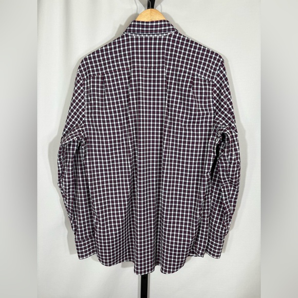 Southern Tide Intercoastal Button Down - Navy, White, & Red Check Men’s Medium - Picture 2 of 8